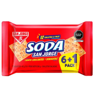 Galleta Soda 'San Jorge' 4 Packs X(7 Paq De 40G) 280G